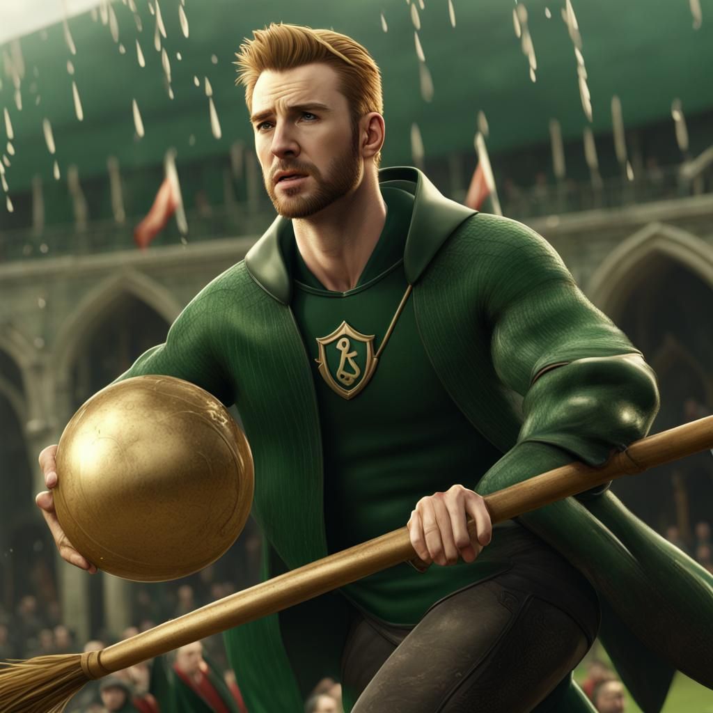 Chris Evans as Slytherin Quidditch Player
