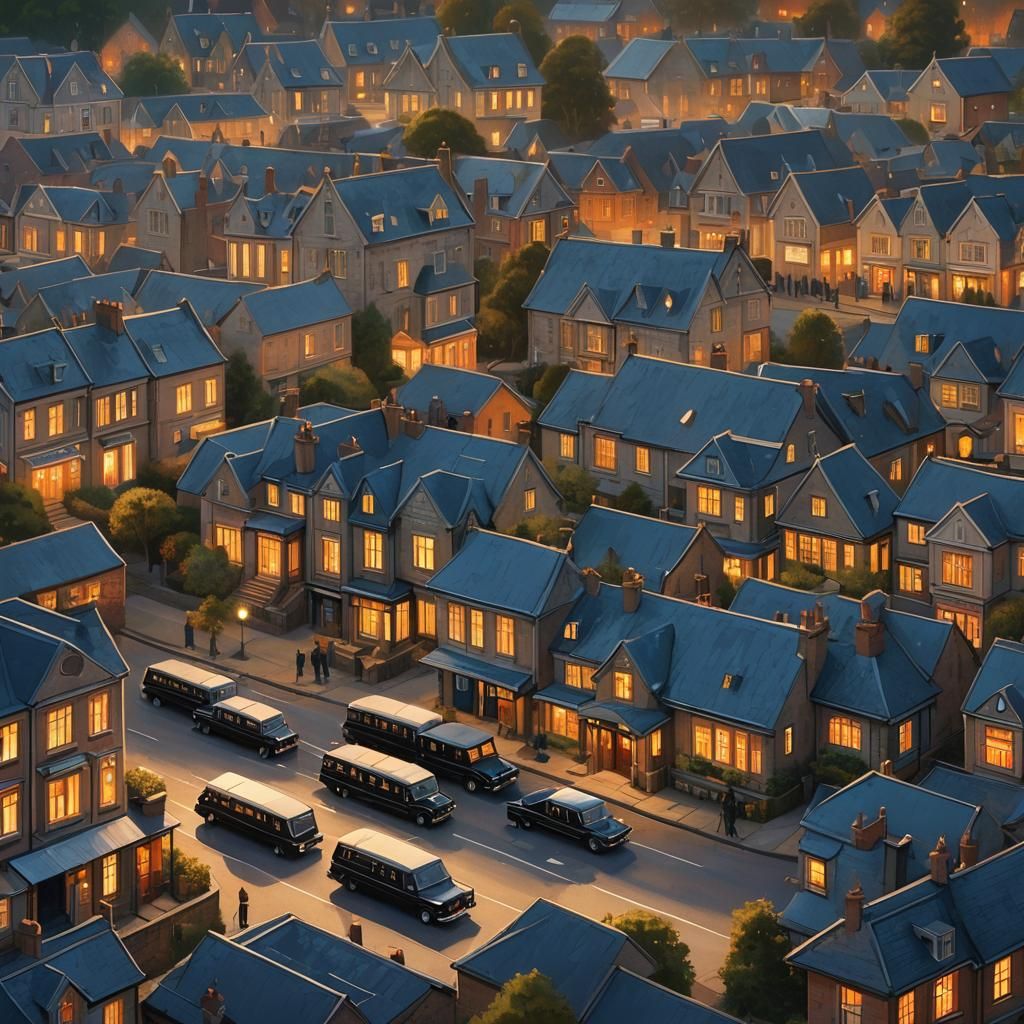 Funeral Home Invades South Wales: Gothic Fantasy Art