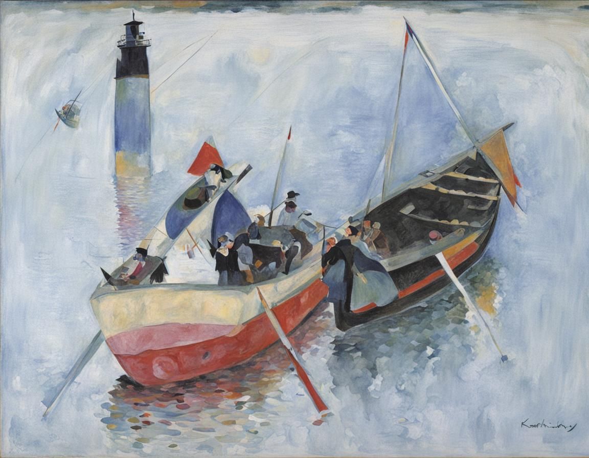 Abstract Composition in the Style of Kandinsky