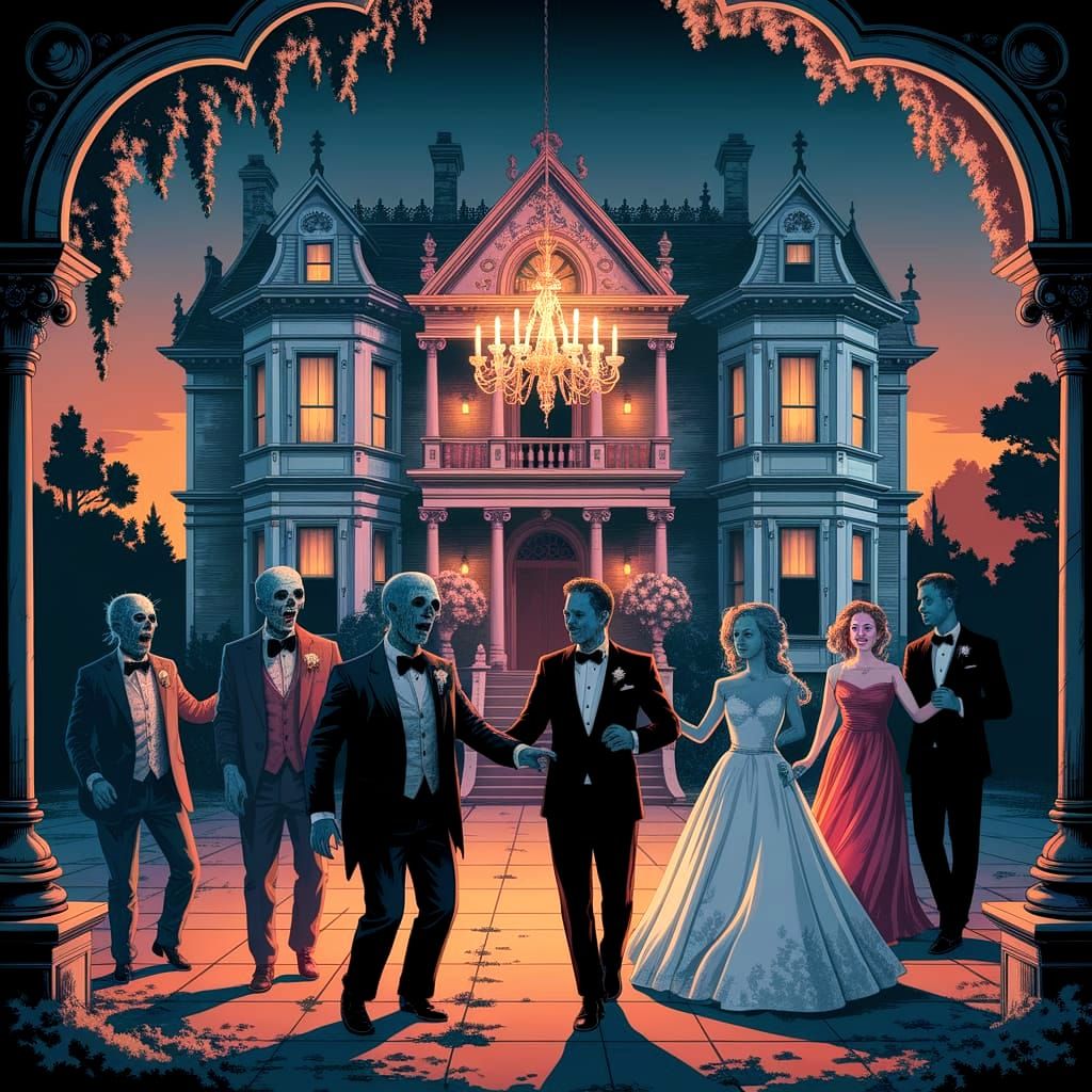 Zombie wedding