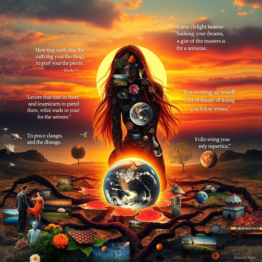 Mother Nature Bio Art Collage in 8K