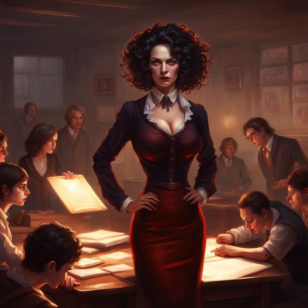 vampire teacher...