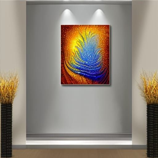 Abstract Water Diamond Painting Art