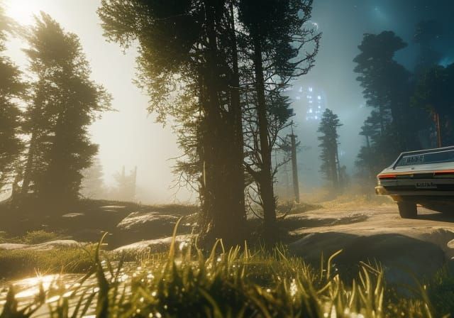 Audi in Void: Sci-Fi Horror in Space