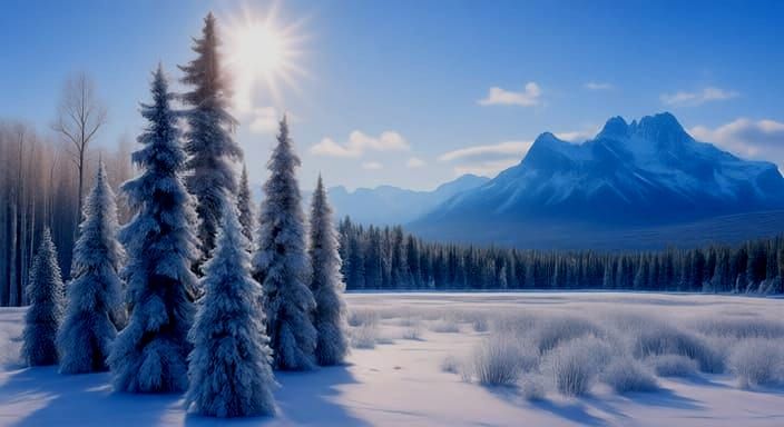 Crisp winter day in the Tetons