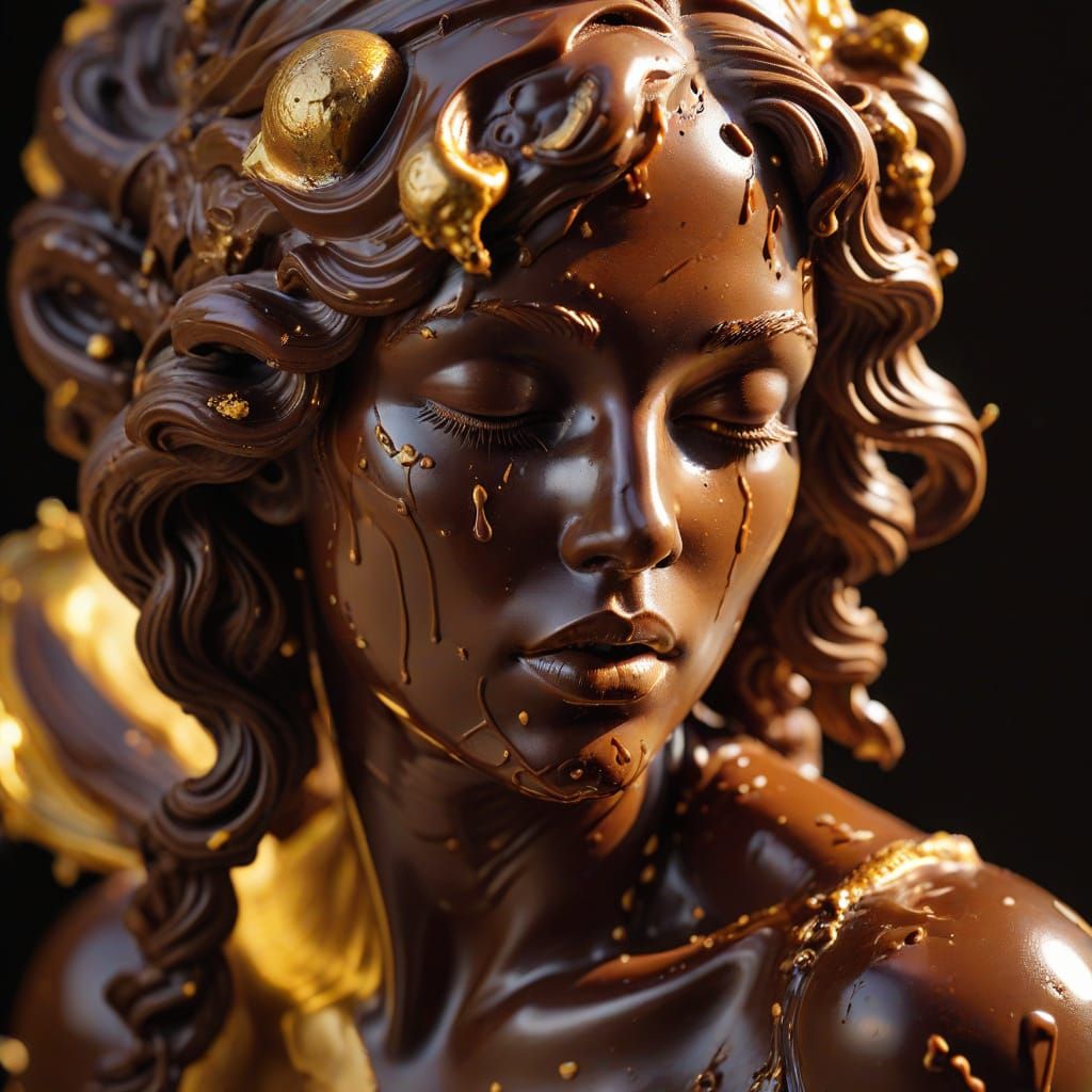 Chocolate Ice Cream Aphrodite of Knidos Sculpture