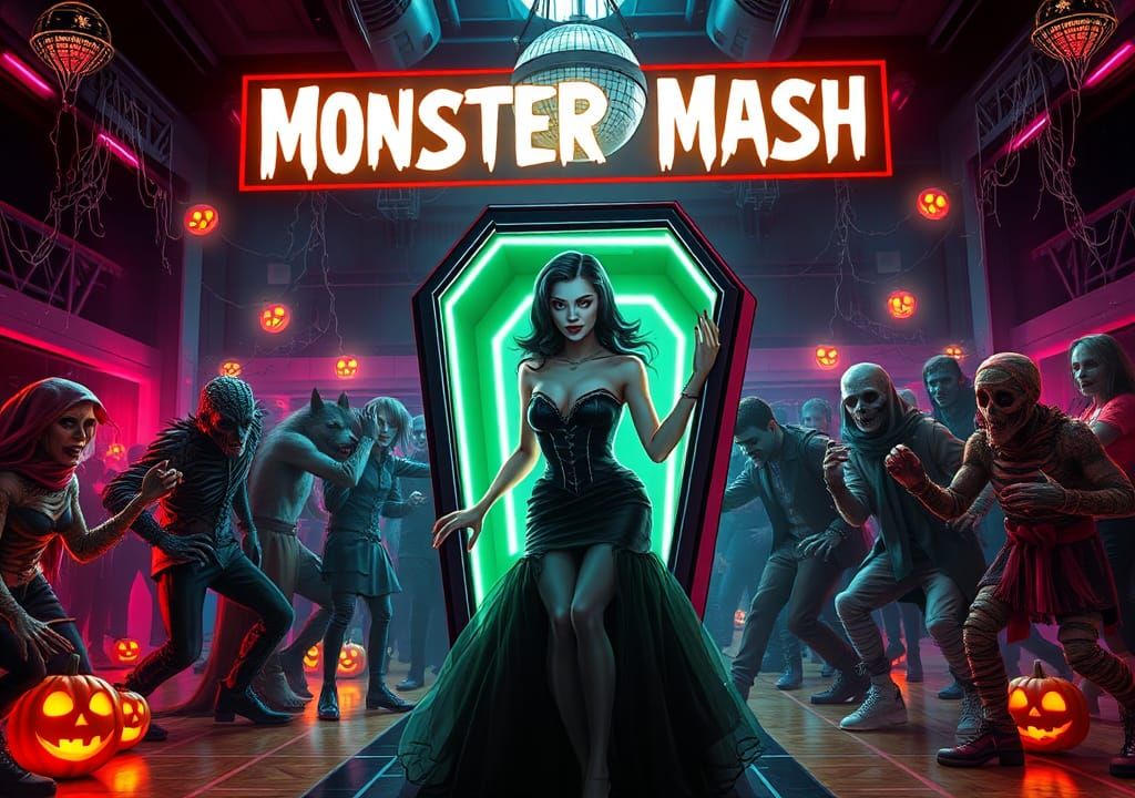 Teen Vampire's Monster Mash High Party