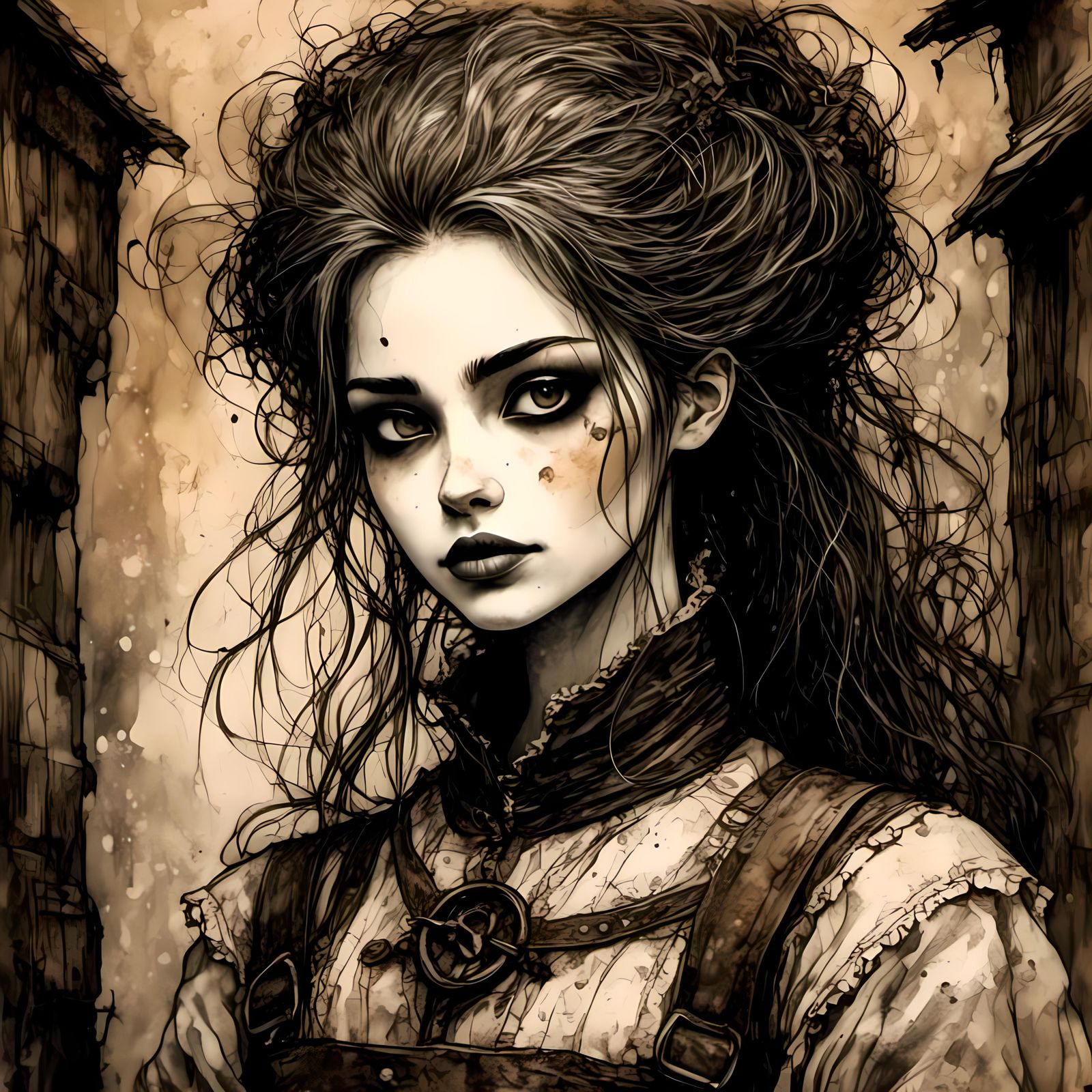 Imnif Alvarun works as a barmaid at the Silver Swan Saloon