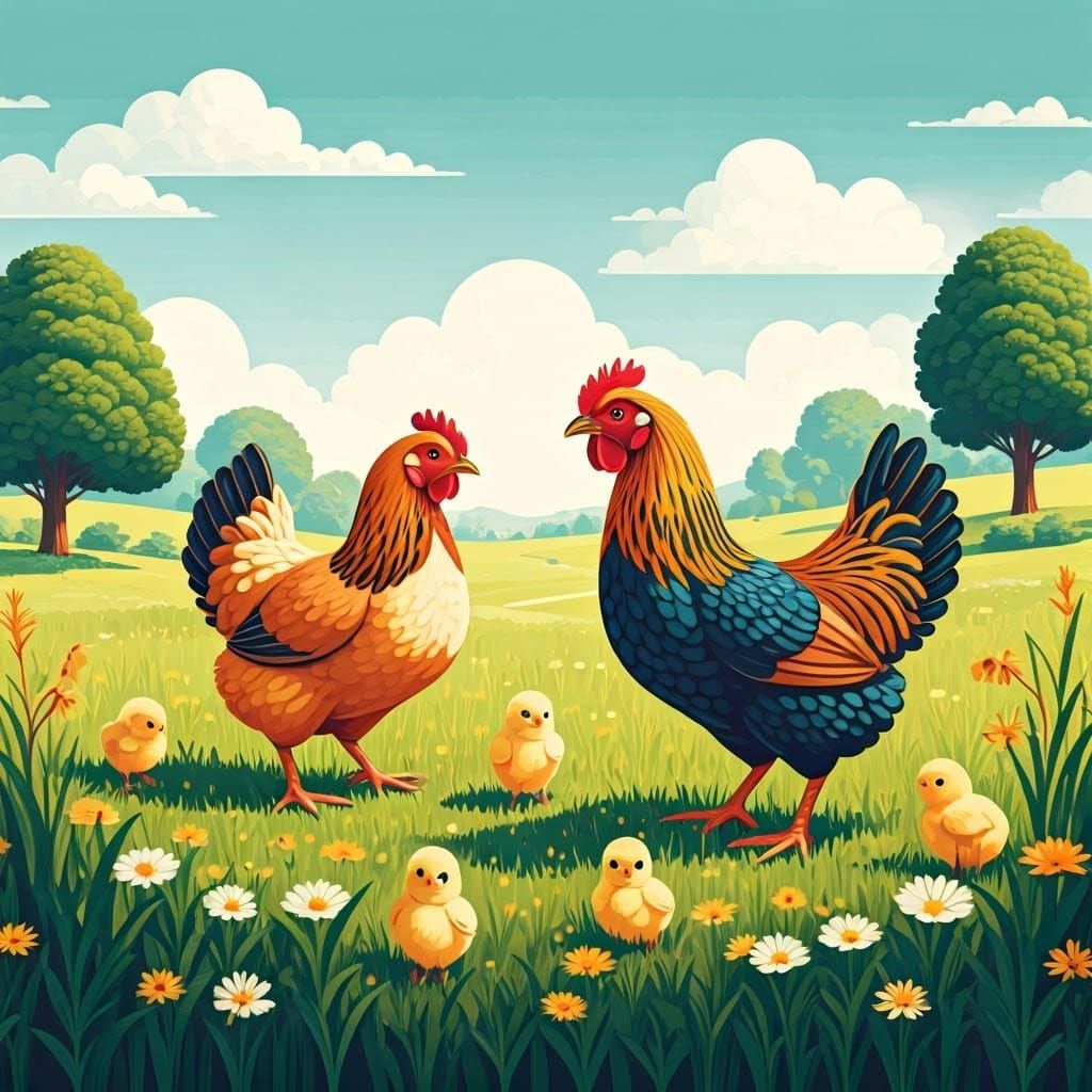 Chicken family