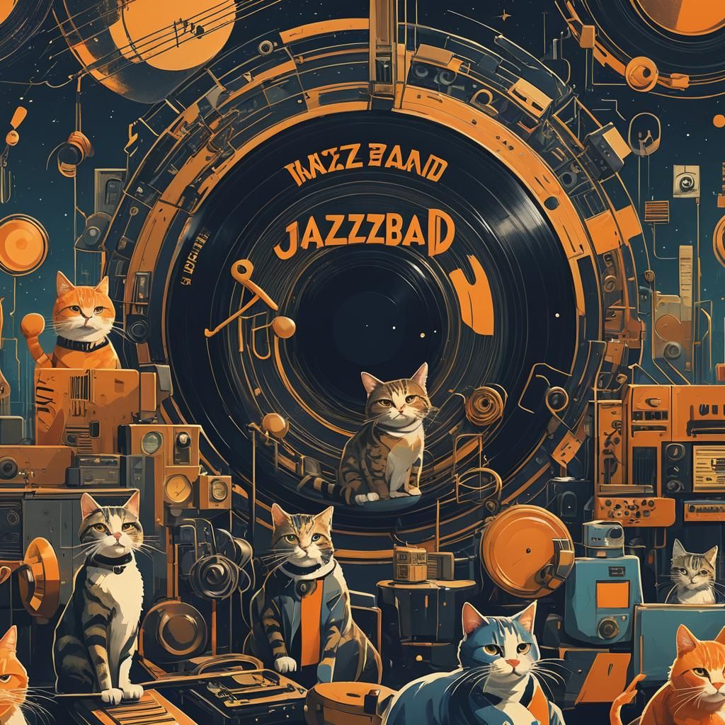 The Katz Jazzband Retro-Futurism Concept Art