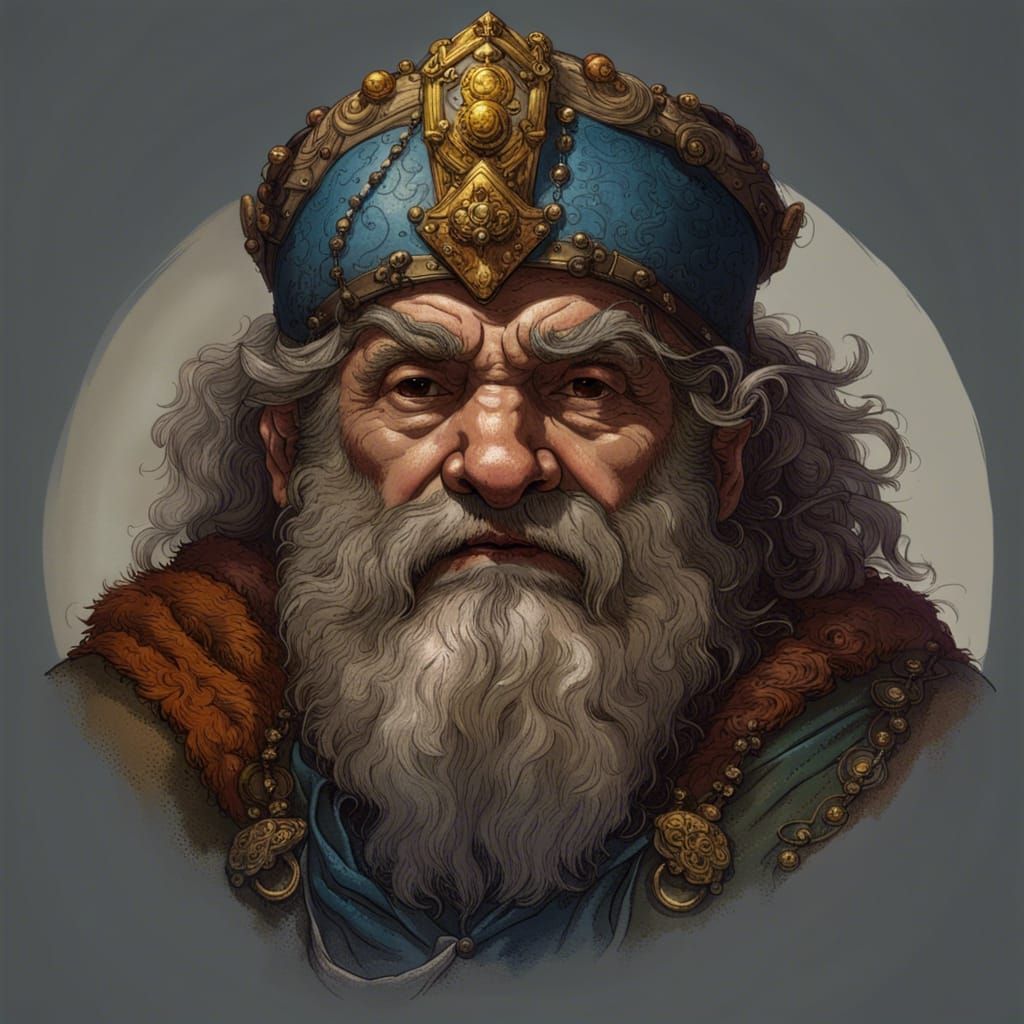 Elderly Dwarf King