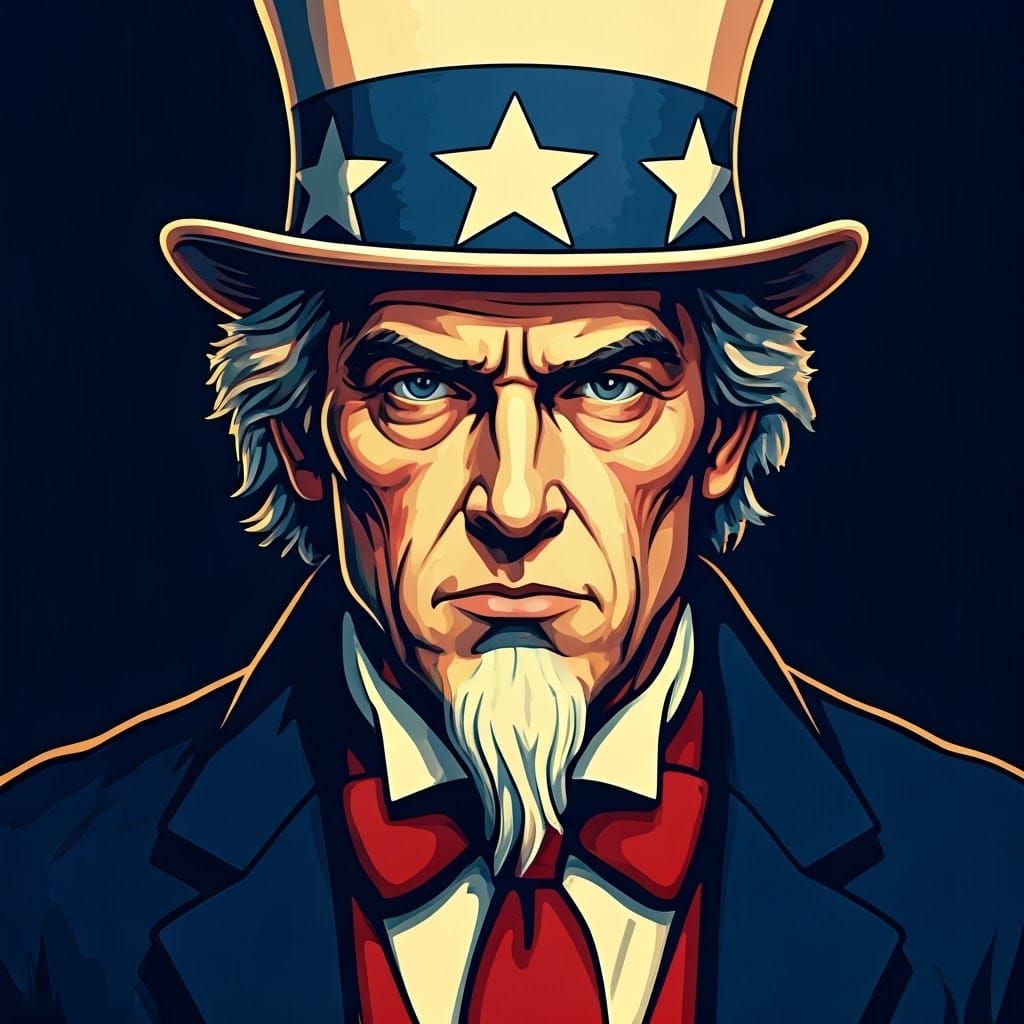 Uncle Sam's portrait