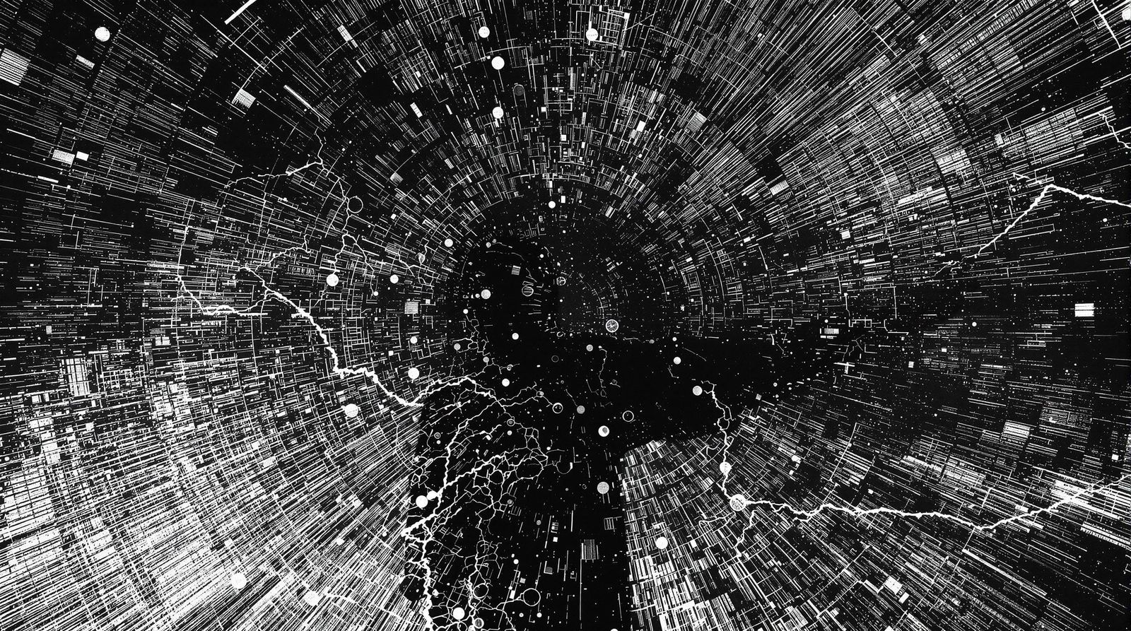 Ethereal Void Entity Radiates Glitch Energy