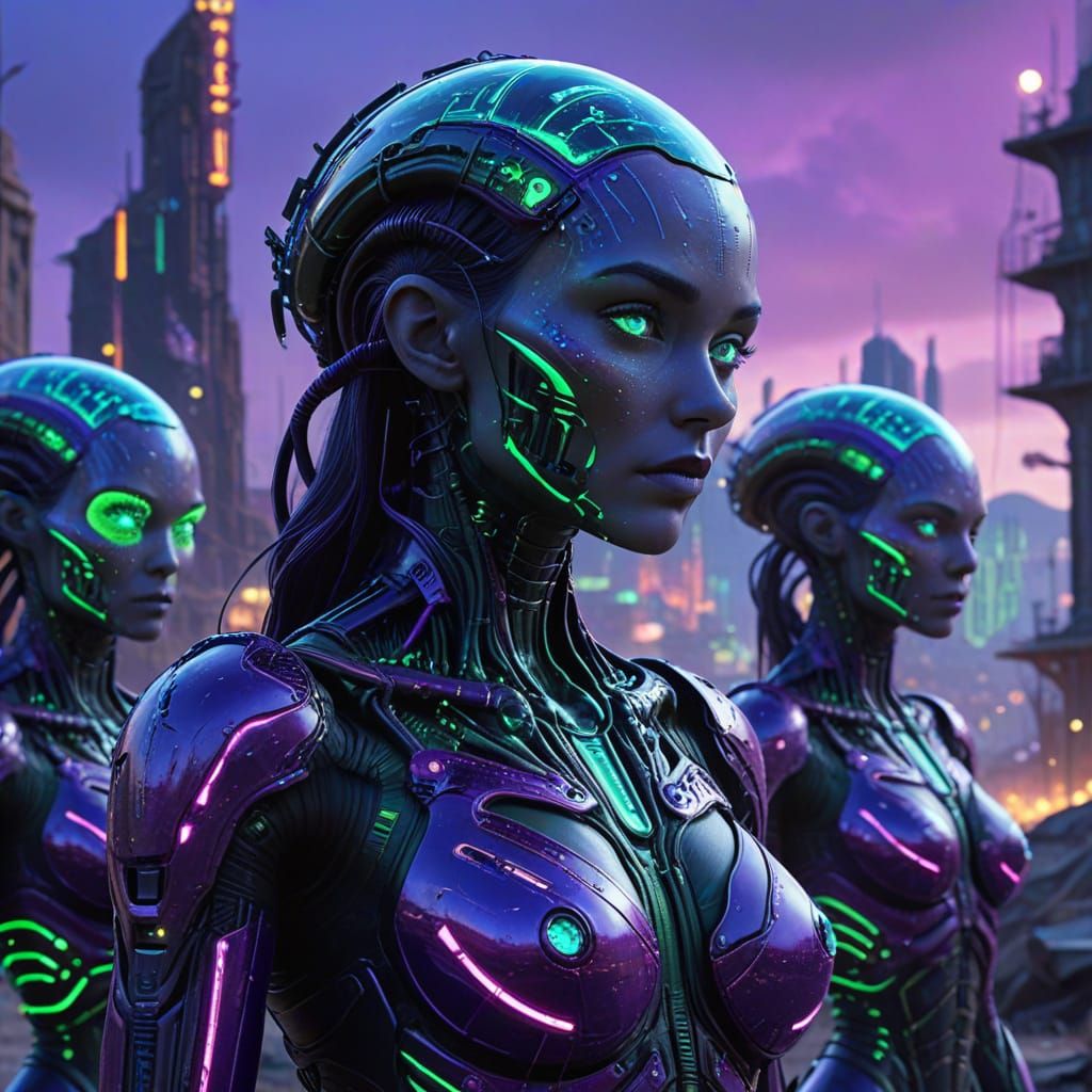 Surreal Sci-Fi: Mechanic Woman and Aliens in Wasteland