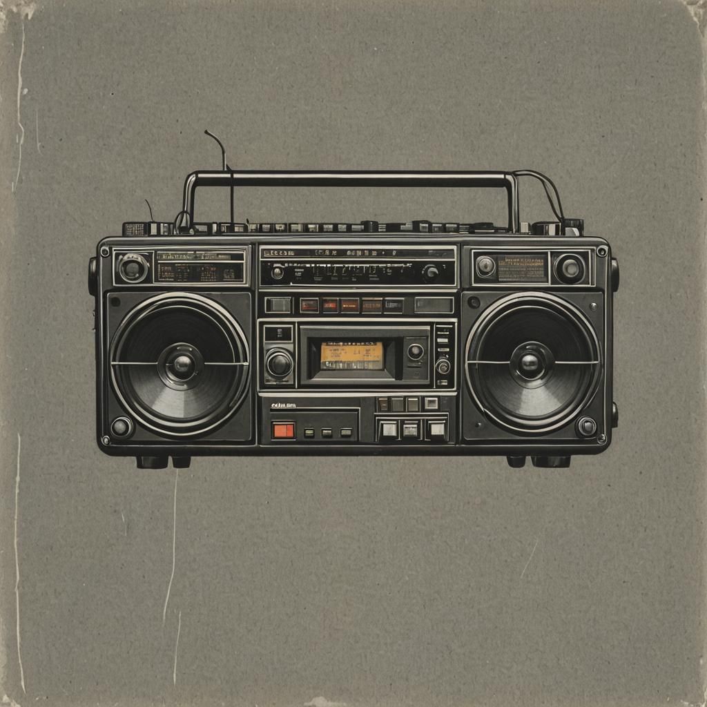 Vintage Ghetto Blaster from 1982