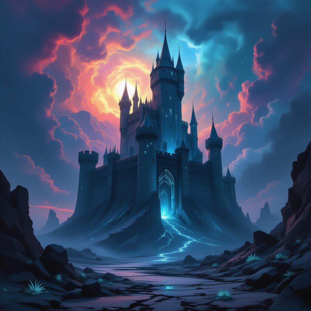 Ancient Castle on Alien Planet