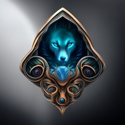 Wolf Paw Print Tattoo: Detailed Fantasy Art