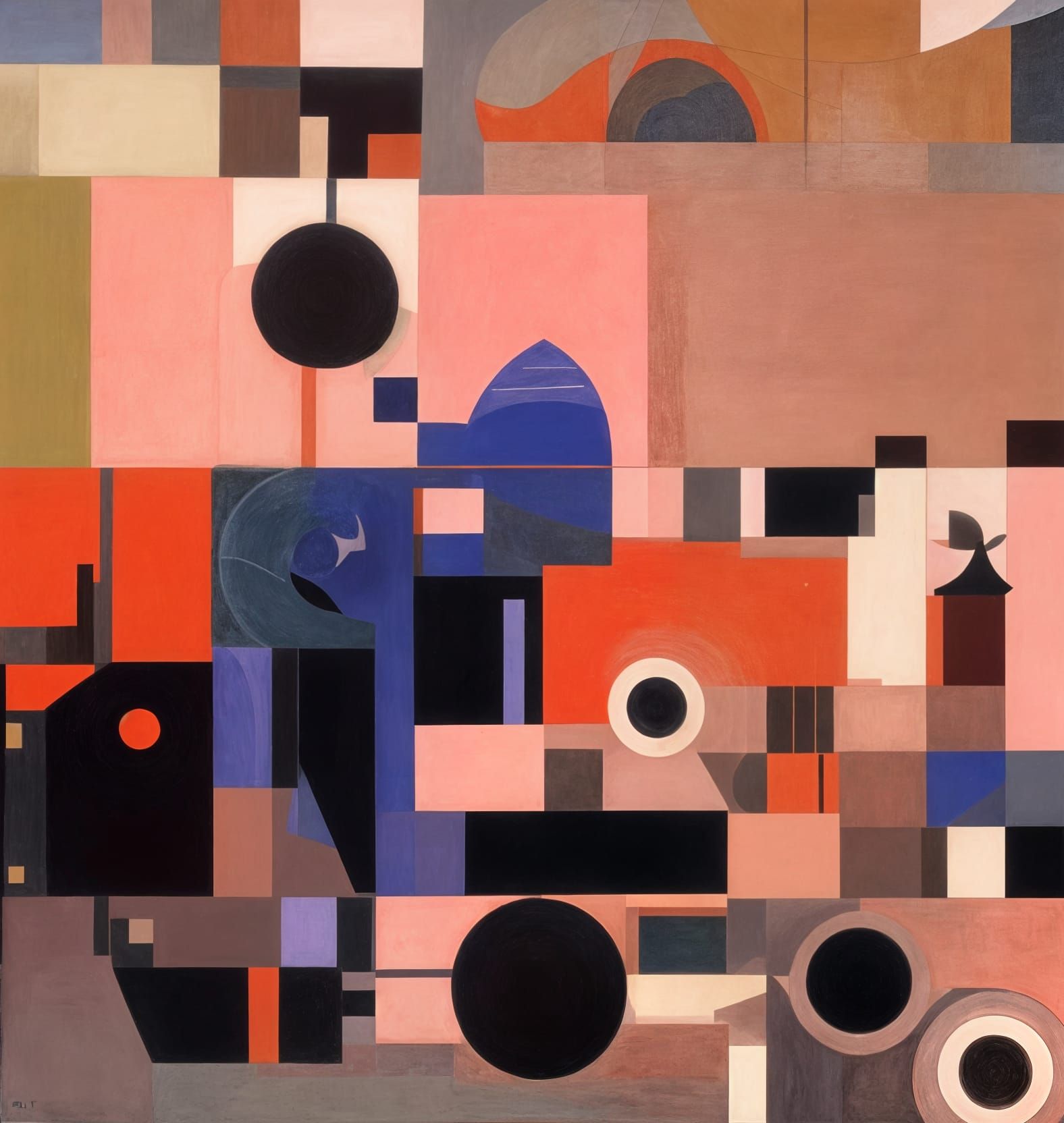 Modern Masterpiece with Parallax Depth