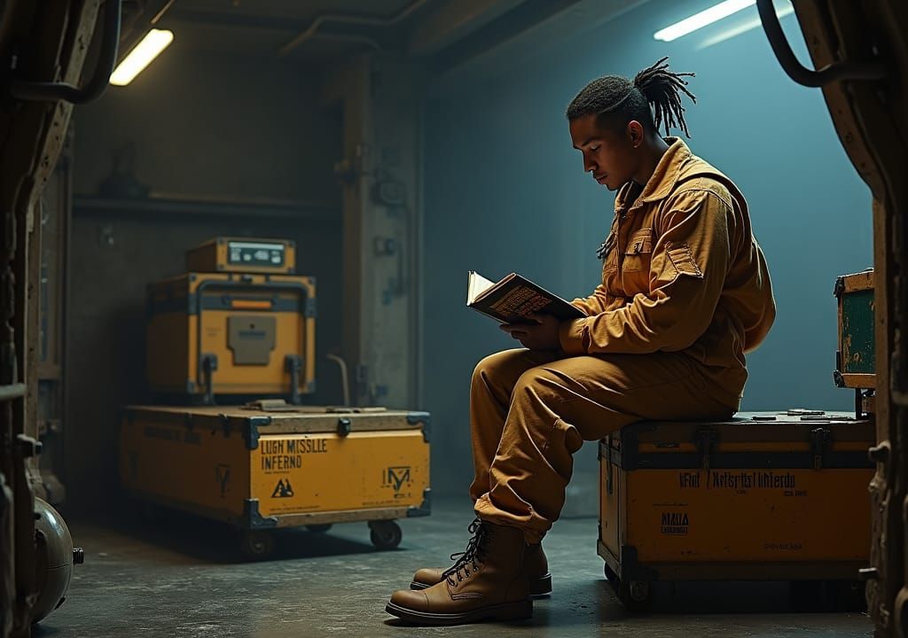 Maori Space Pilot Studying Warhead Theory