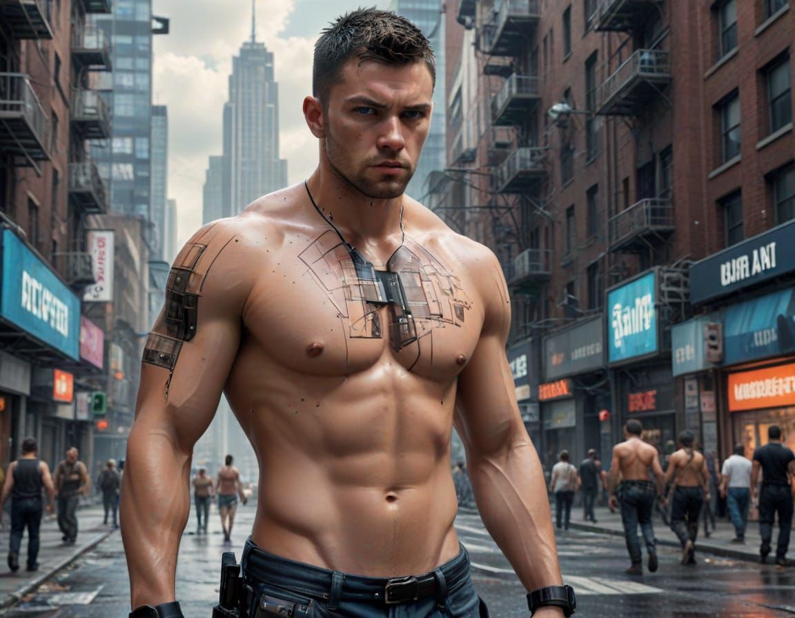 Microchip City: Fierce Digital Hyperrealism