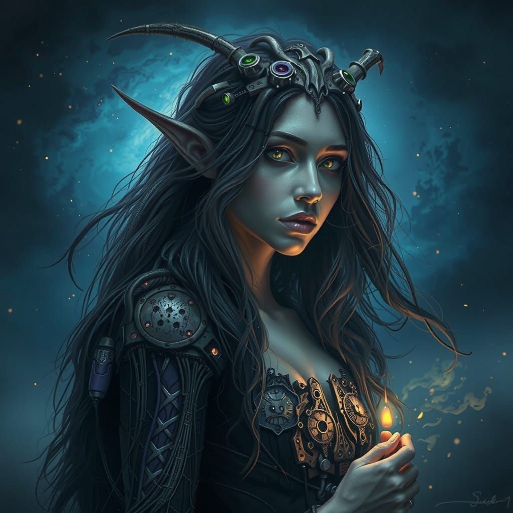 Ethereal Hag Distorted by Modernity