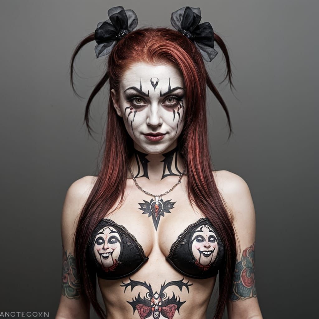 Sultry Juggalette with Elegant Physique