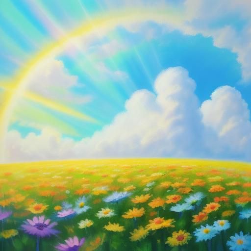 Radiant Mother's Day Scene in Heavenly Light