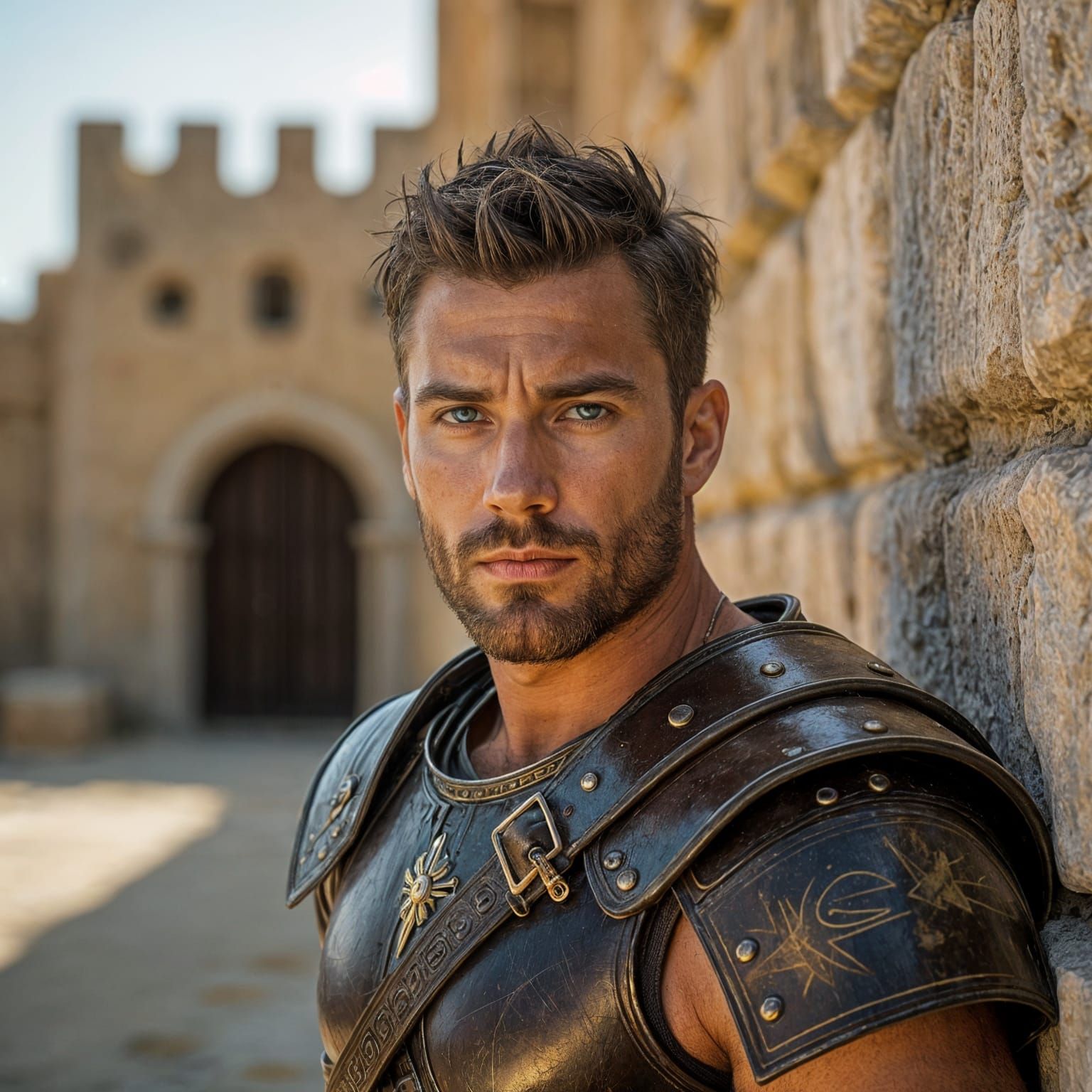 Ancient Grecian Mercenary with Heterochromia