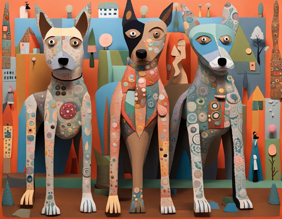 Dogs in Clothes: Whimsical Folk Art in 3D