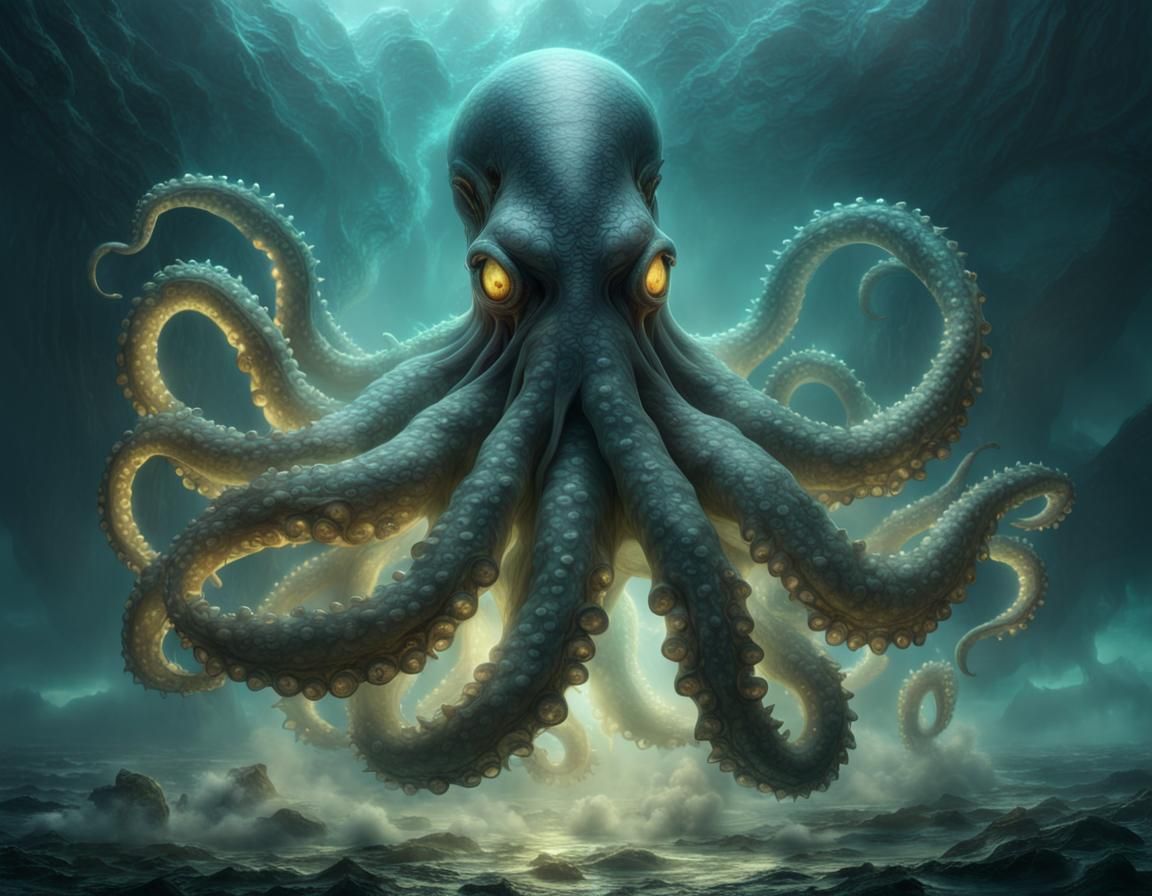 Glass Kraken Emerges from Toxic Fog