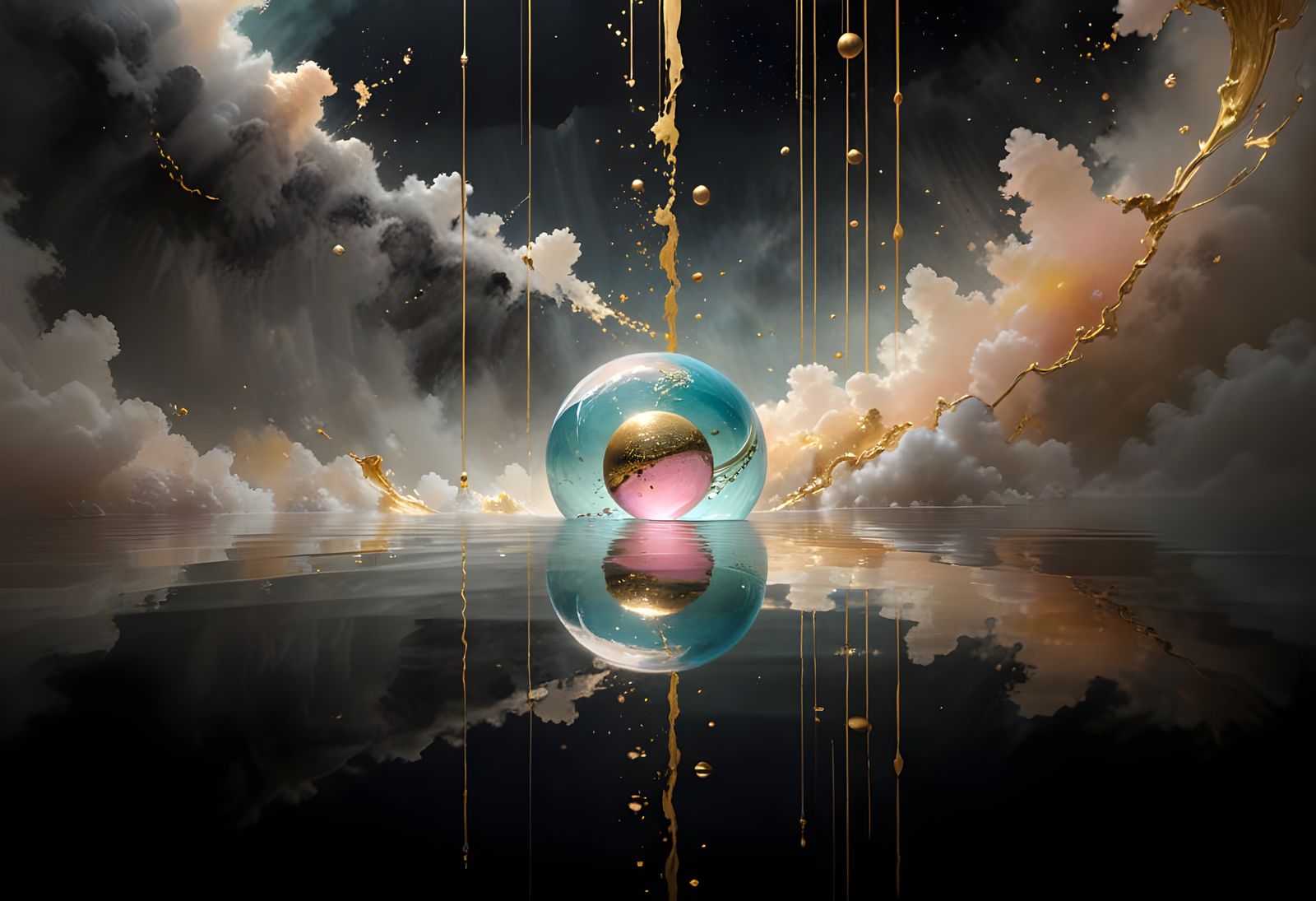 Ethereal Staircase Ascending in Shadow-Light