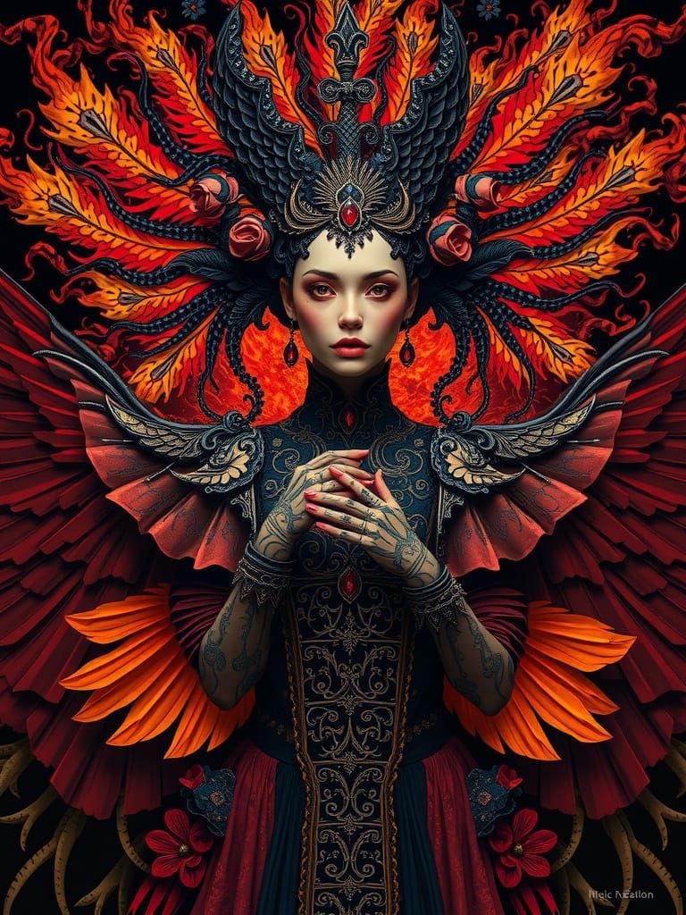 Mother of Misery: Expressionist Sculpted Design