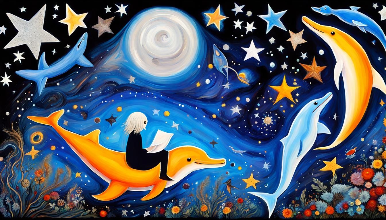 Surreal Gothic Fairytale in Monochromatic Blue