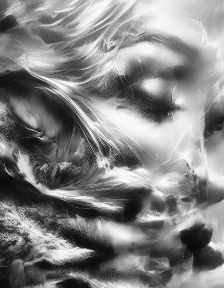 Emotive Portrait of a Sad Woman in Soft Light