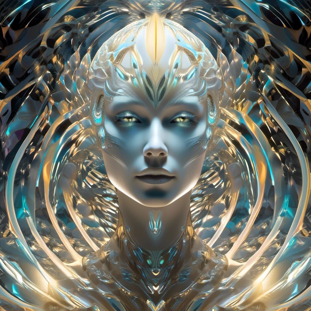 Ethereal Holographic Being with Independent Thought