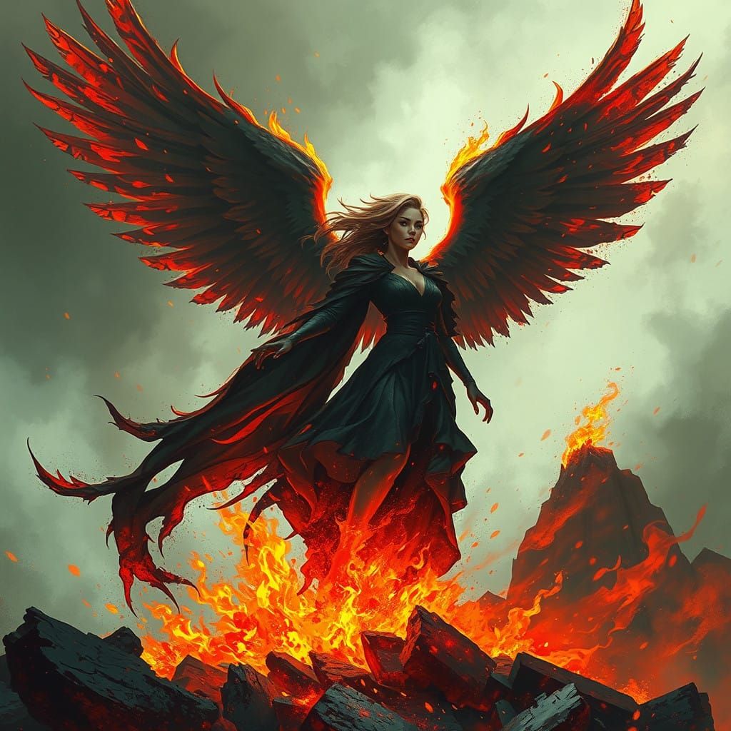 Phoenix Reborn as Dark Surrealism