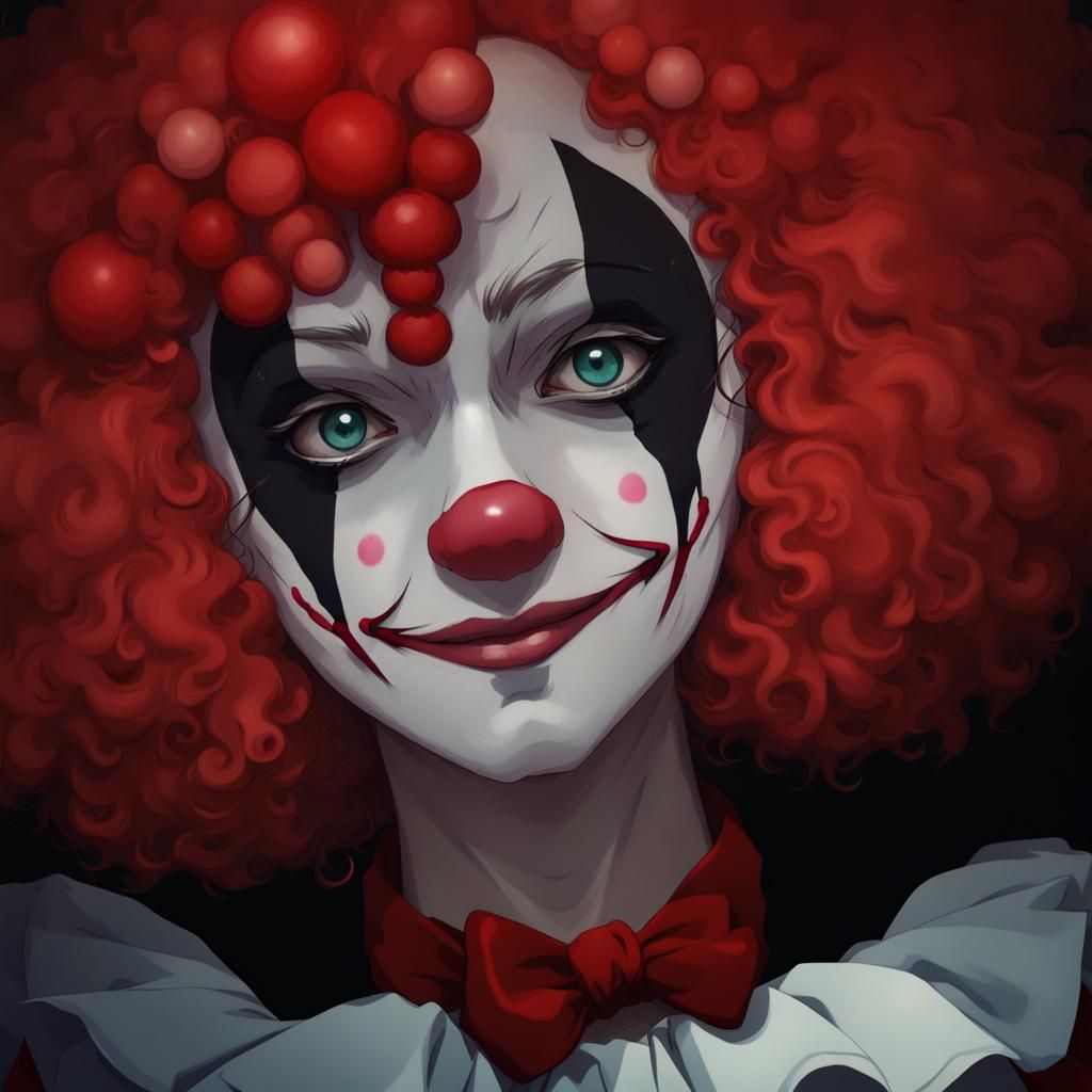 Anime Clown Illustration