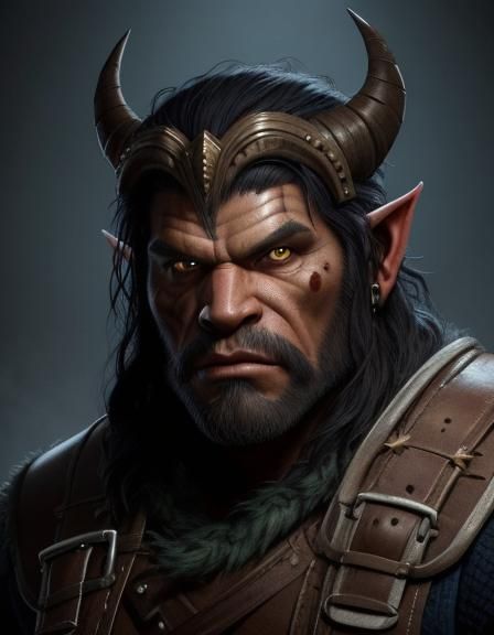 Thorn the Half-Orc Barbarian v1