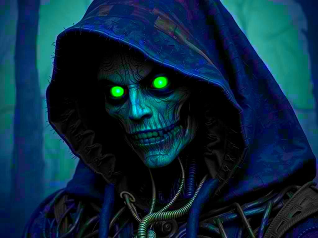 Dark Masterpiece in the Style of H.R. Giger