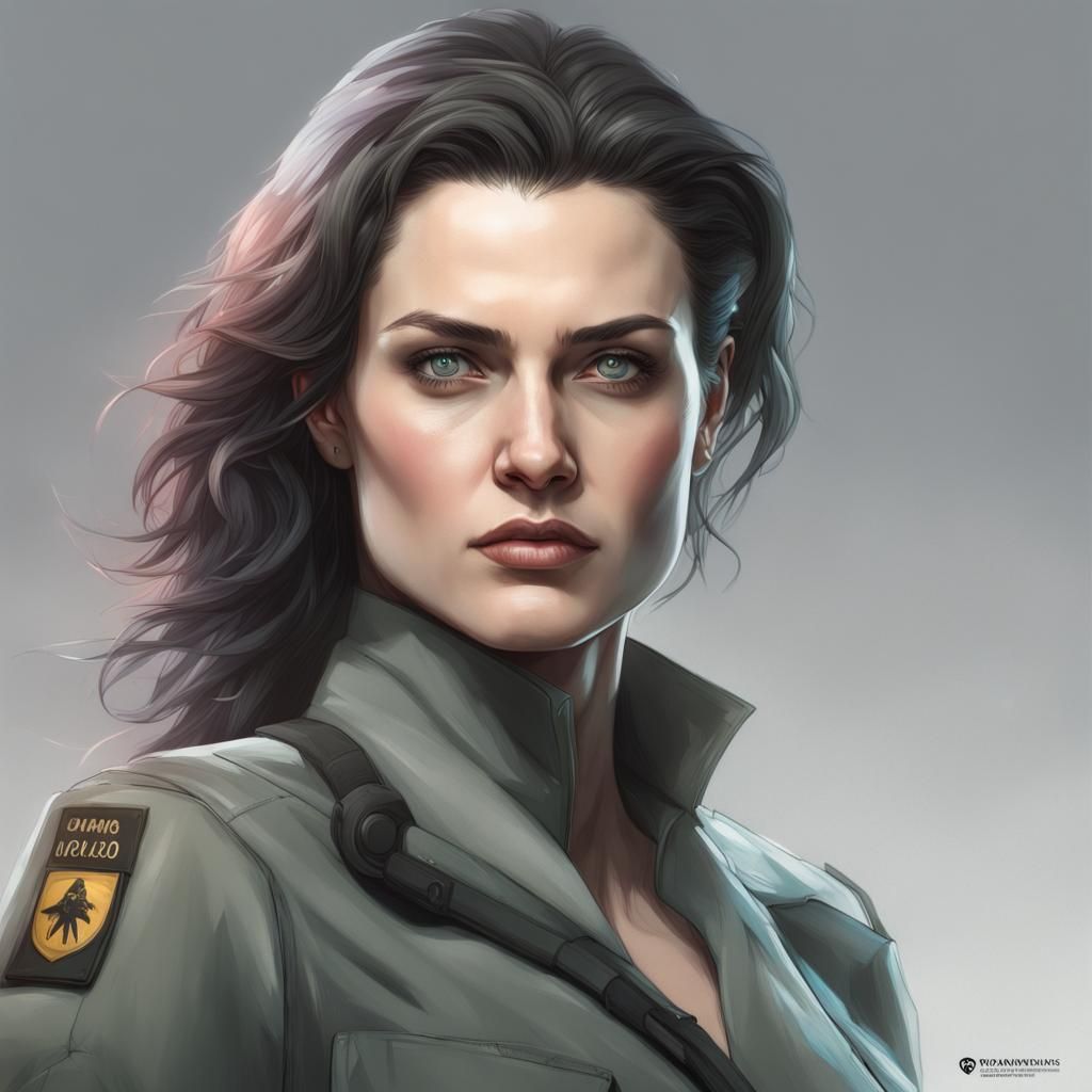Dr. Naomi Hunter Portrait in Artgerm Style