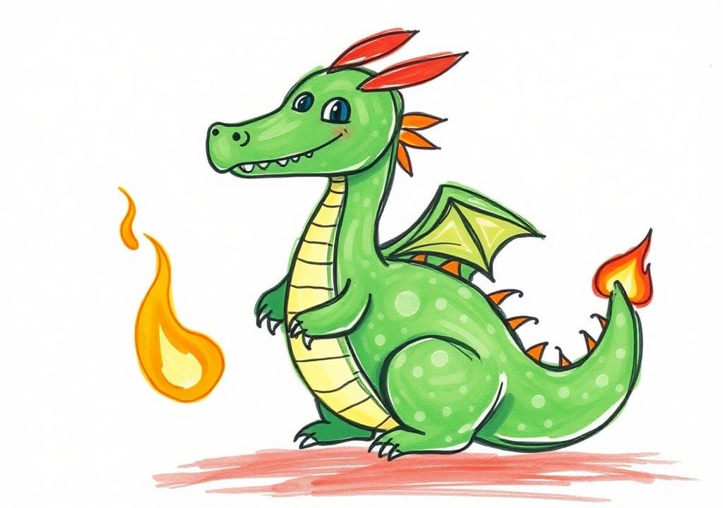 "Poorly Drawn" Dragon