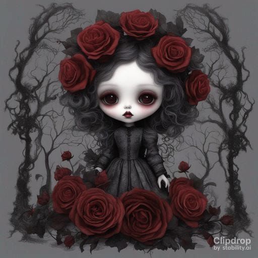 Eerie Little Haunted Doll