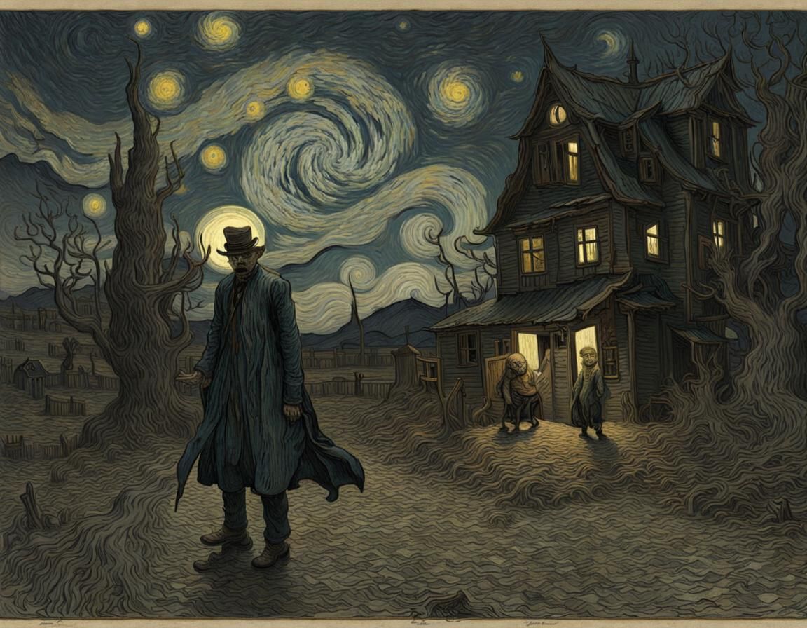 Horrific Vision in Gustave Doré Style