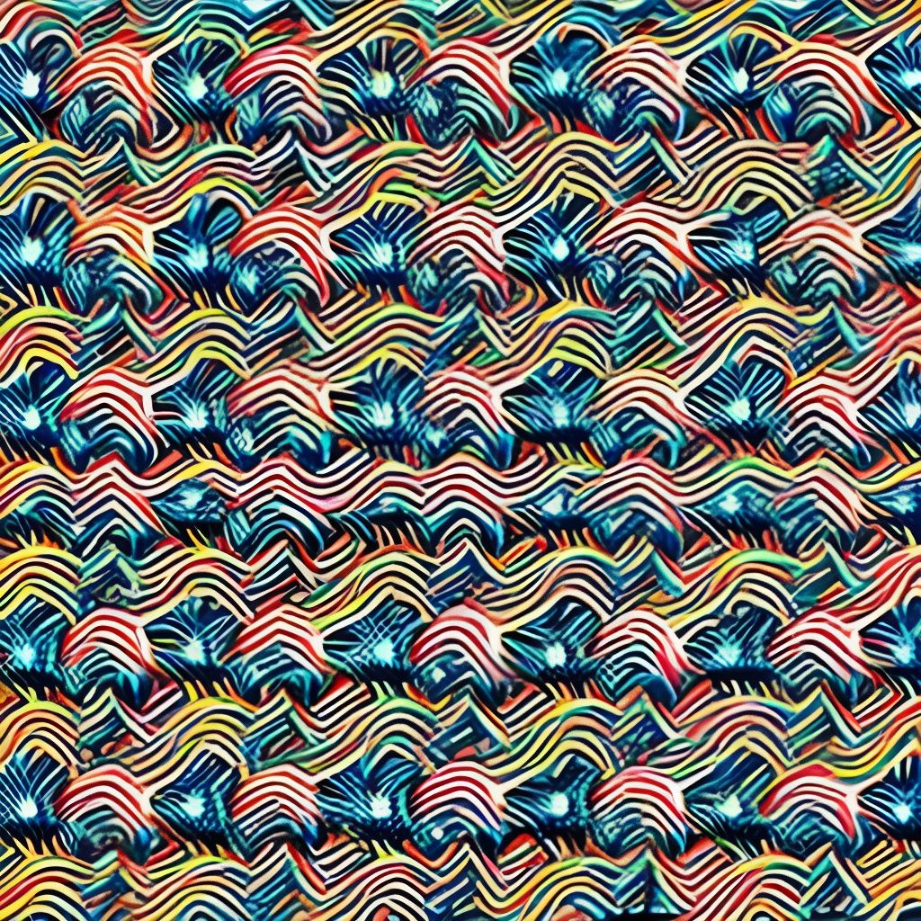 Magic Eye Stereogram: Hidden 3D Optical Illusion