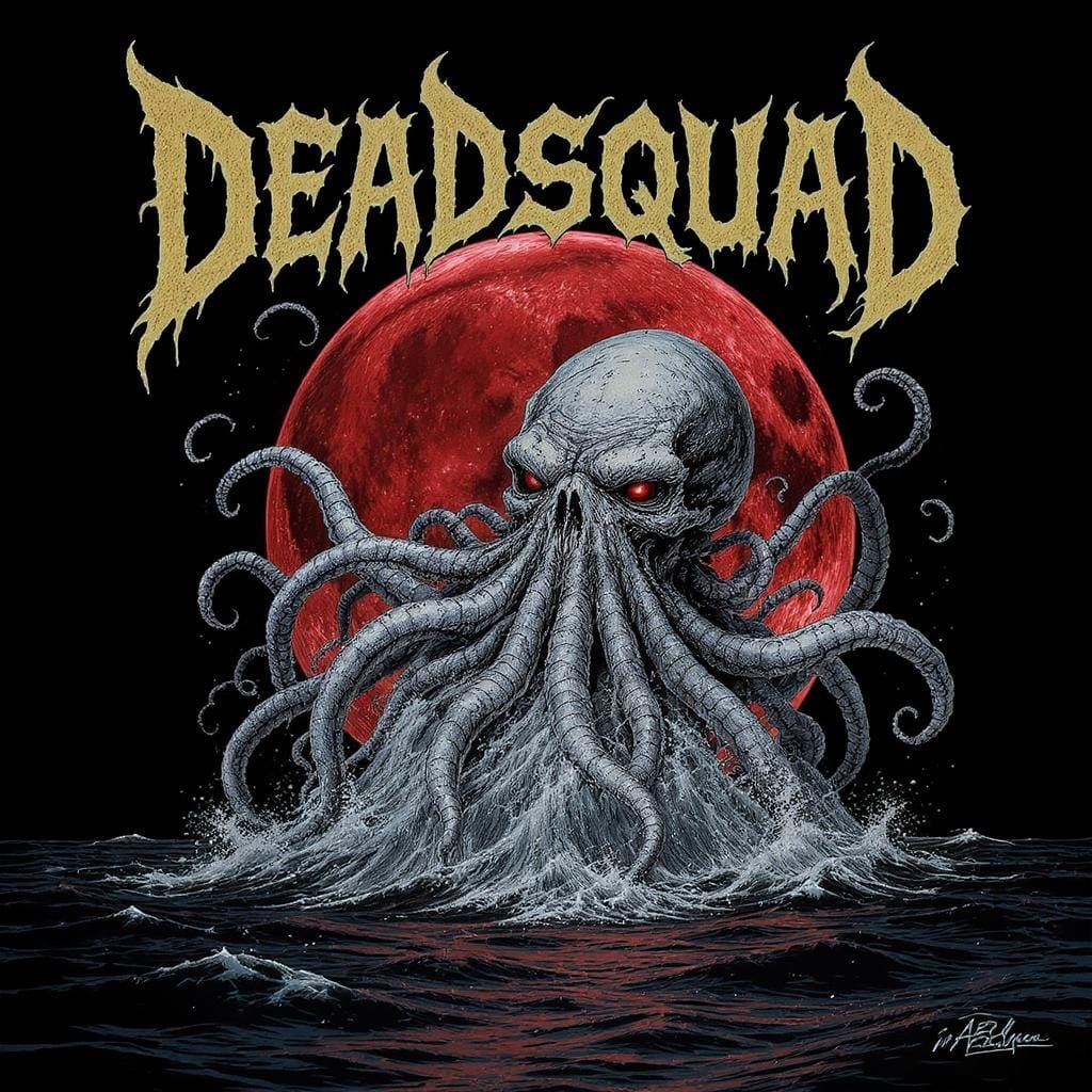 Cthulhu Rises: Macabre Gothic Horror on Black