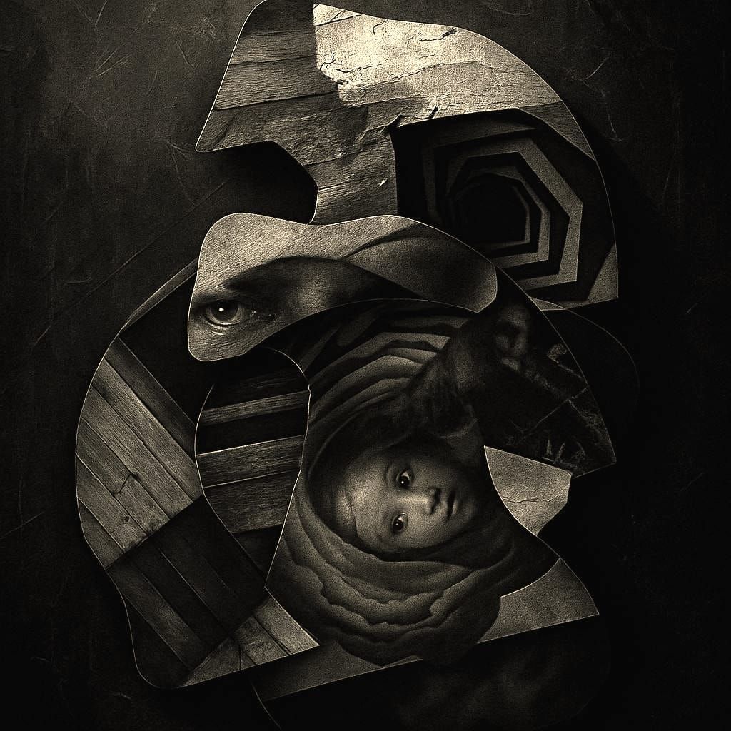 Escher and Vasarely Inspired Gothic Dreamscape