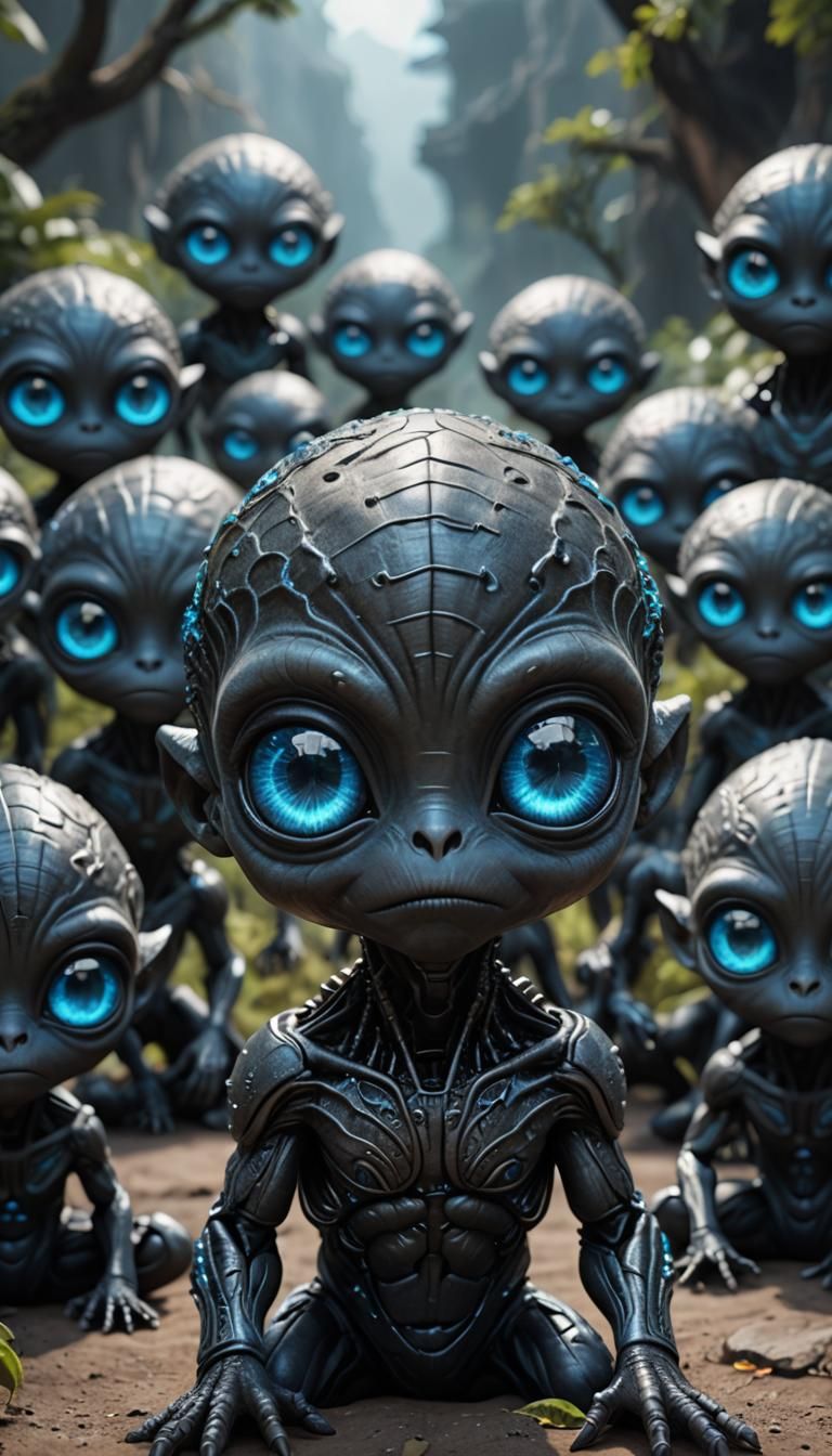 Adorable Aliens Watch Over Enslaved Humanity