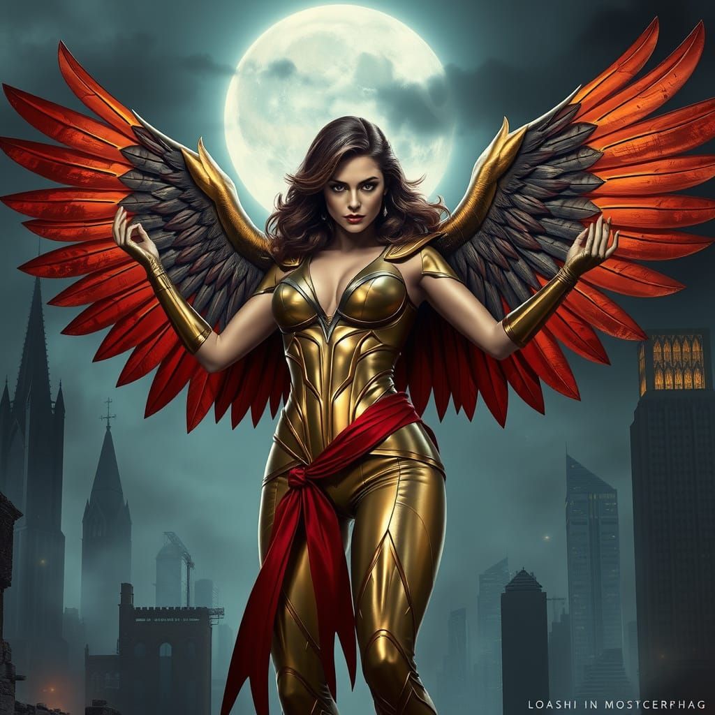 Mila Kunis as Cyberpunk Hawkgirl