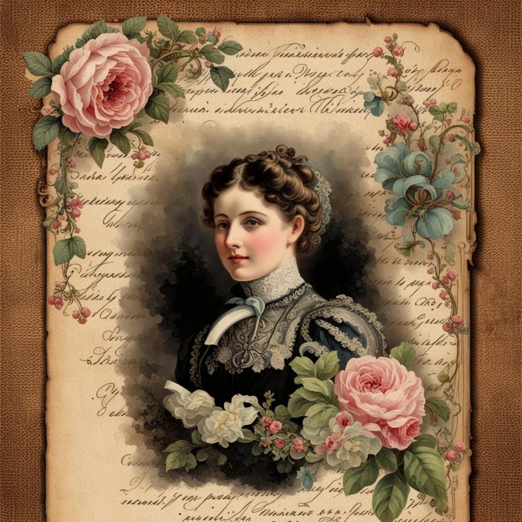 Victorian Calling Card and Junk Journal Ephemera