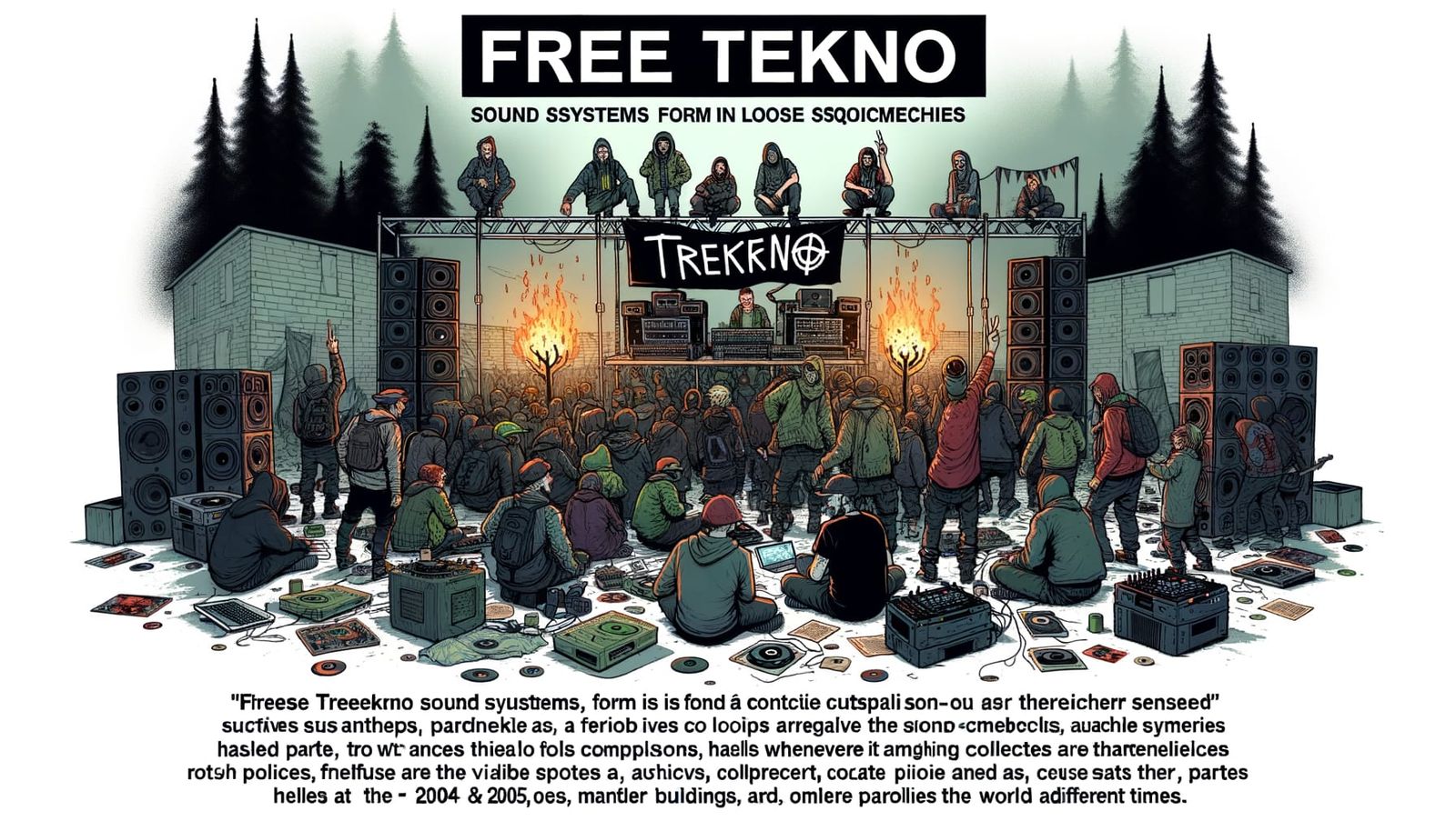 Freetekno Rave Scene: Underground Culture